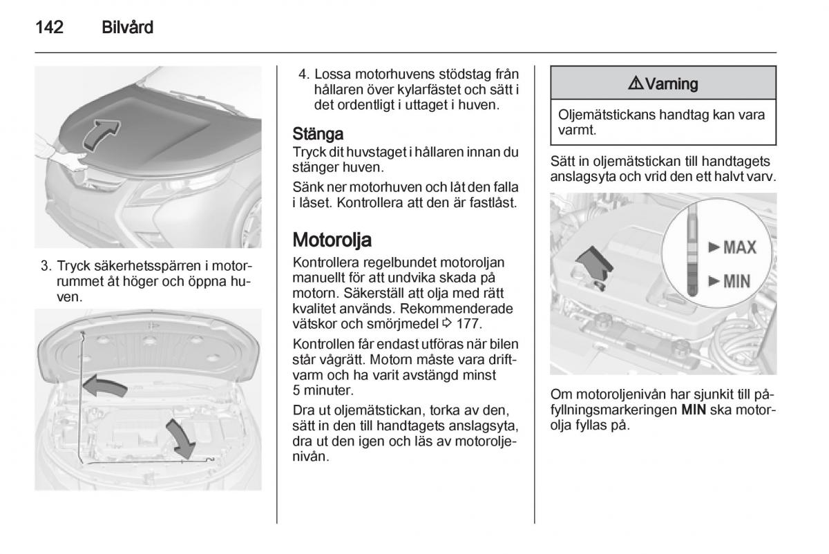 Opel Ampera instruktionsbok / page 144