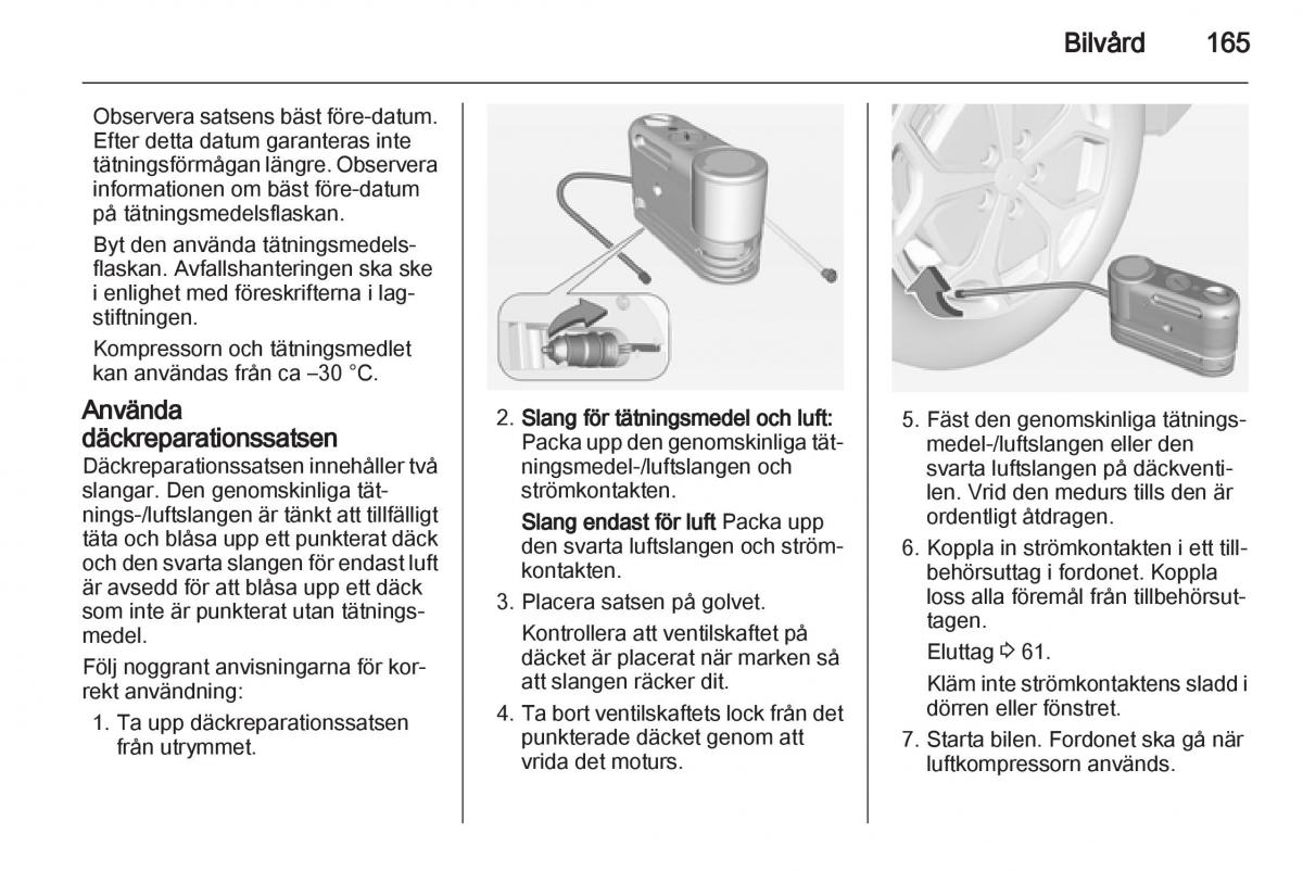 Opel Ampera instruktionsbok / page 167