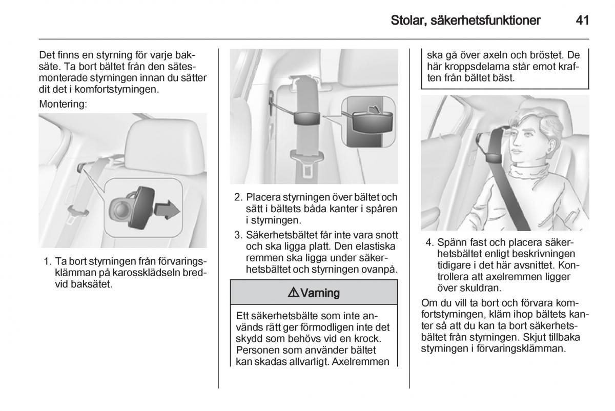 Opel Ampera instruktionsbok / page 43