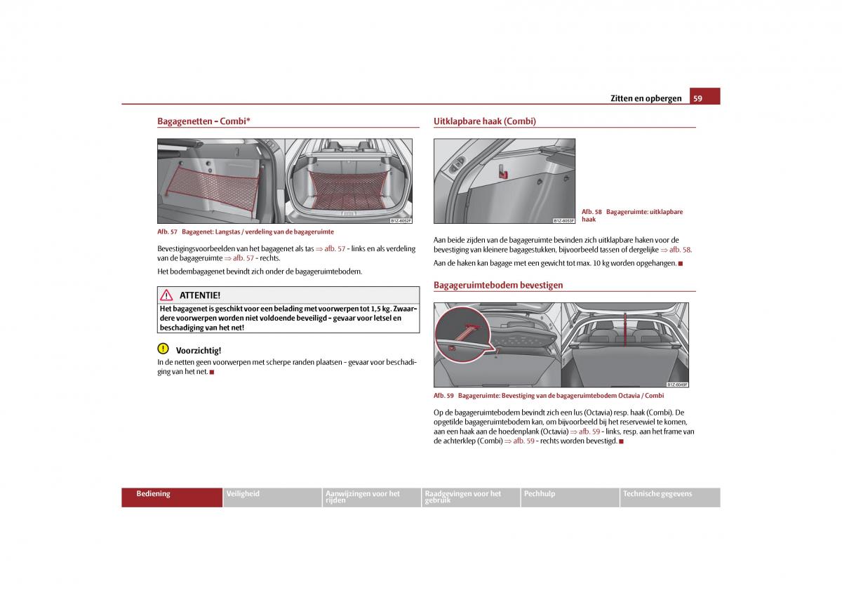 Skoda Octavia II 2 handleiding / page 60