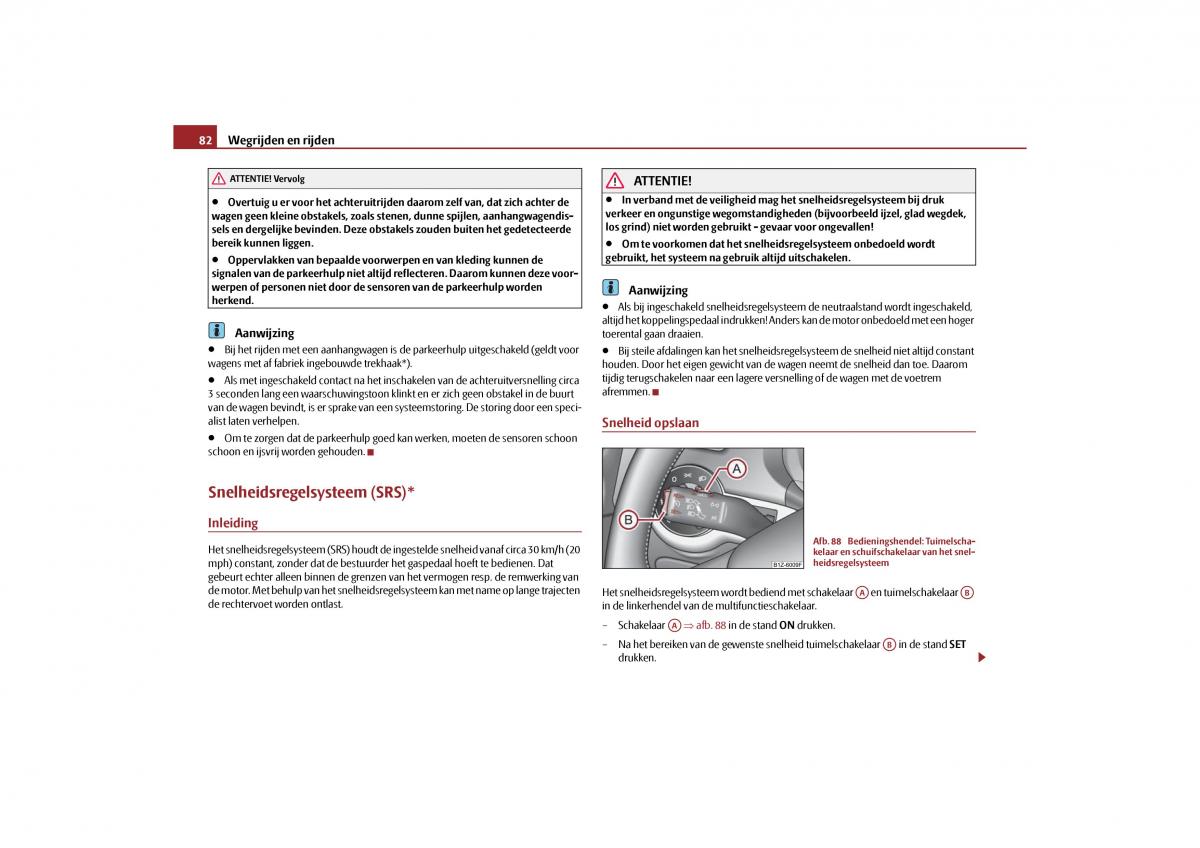 Skoda Octavia II 2 handleiding / page 83