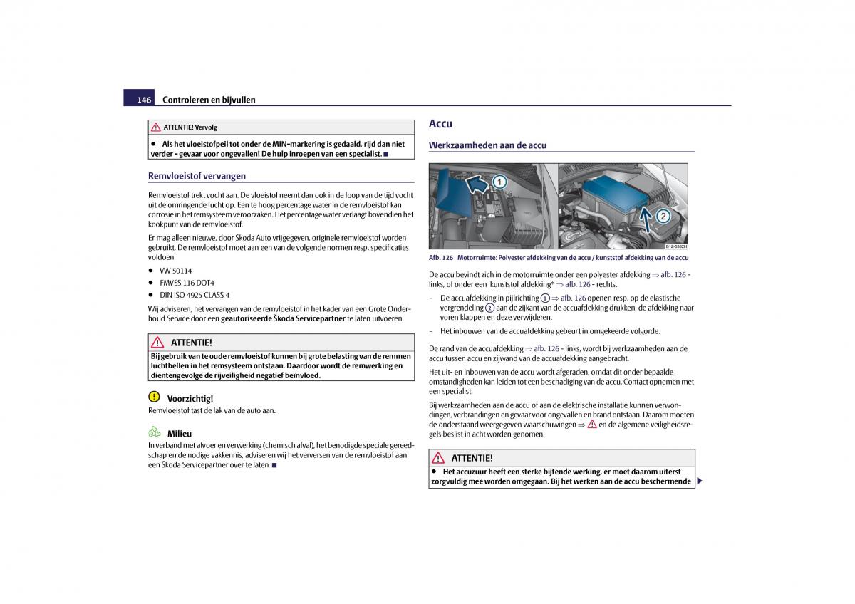 Skoda Octavia II 2 handleiding / page 147