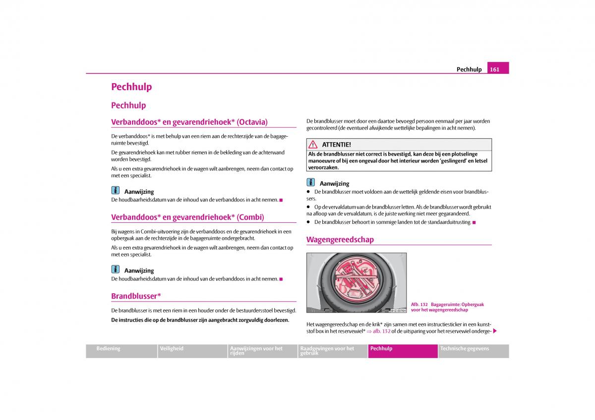 Skoda Octavia II 2 handleiding / page 162