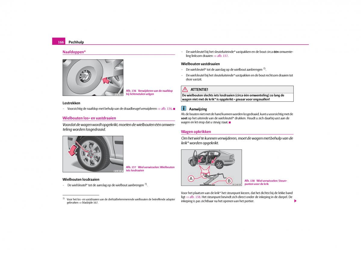 Skoda Octavia II 2 handleiding / page 167