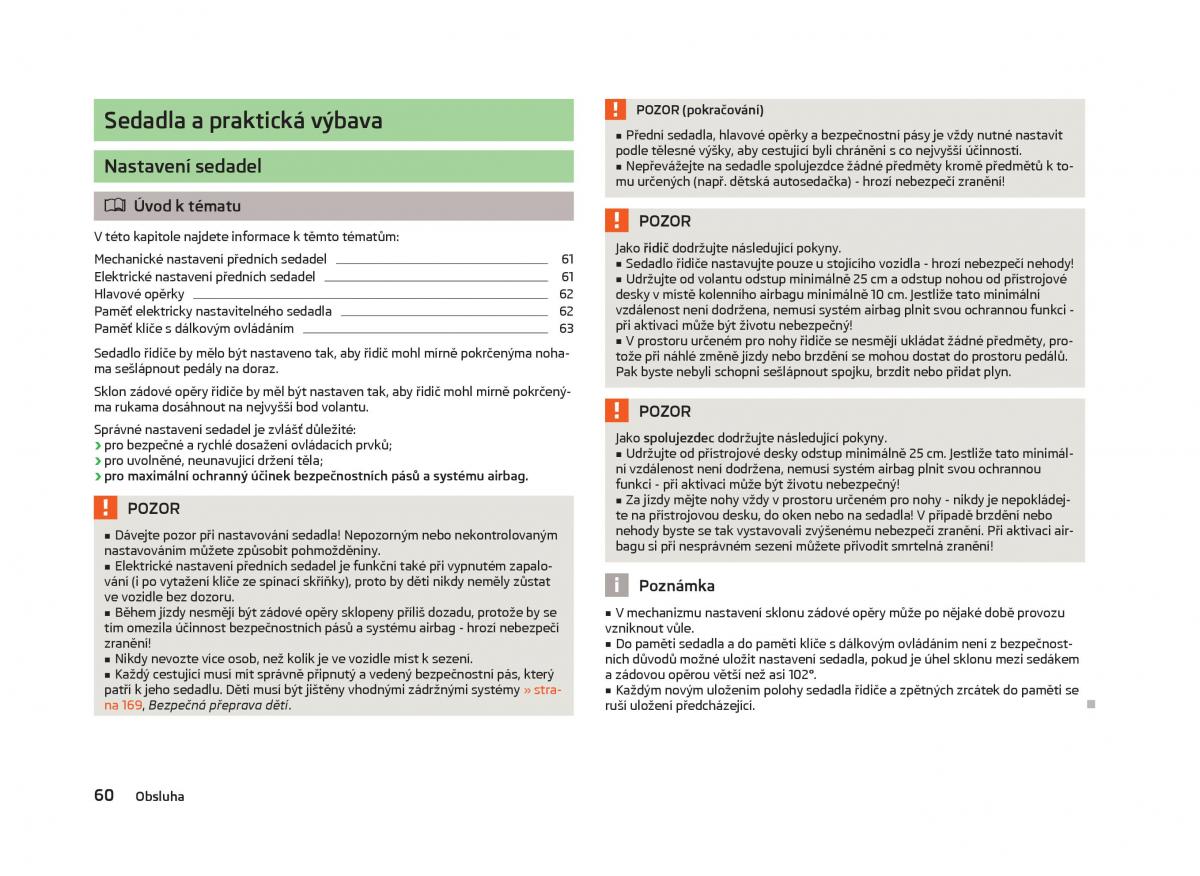 Skoda Octavia III 3 navod k obsludze / page 62