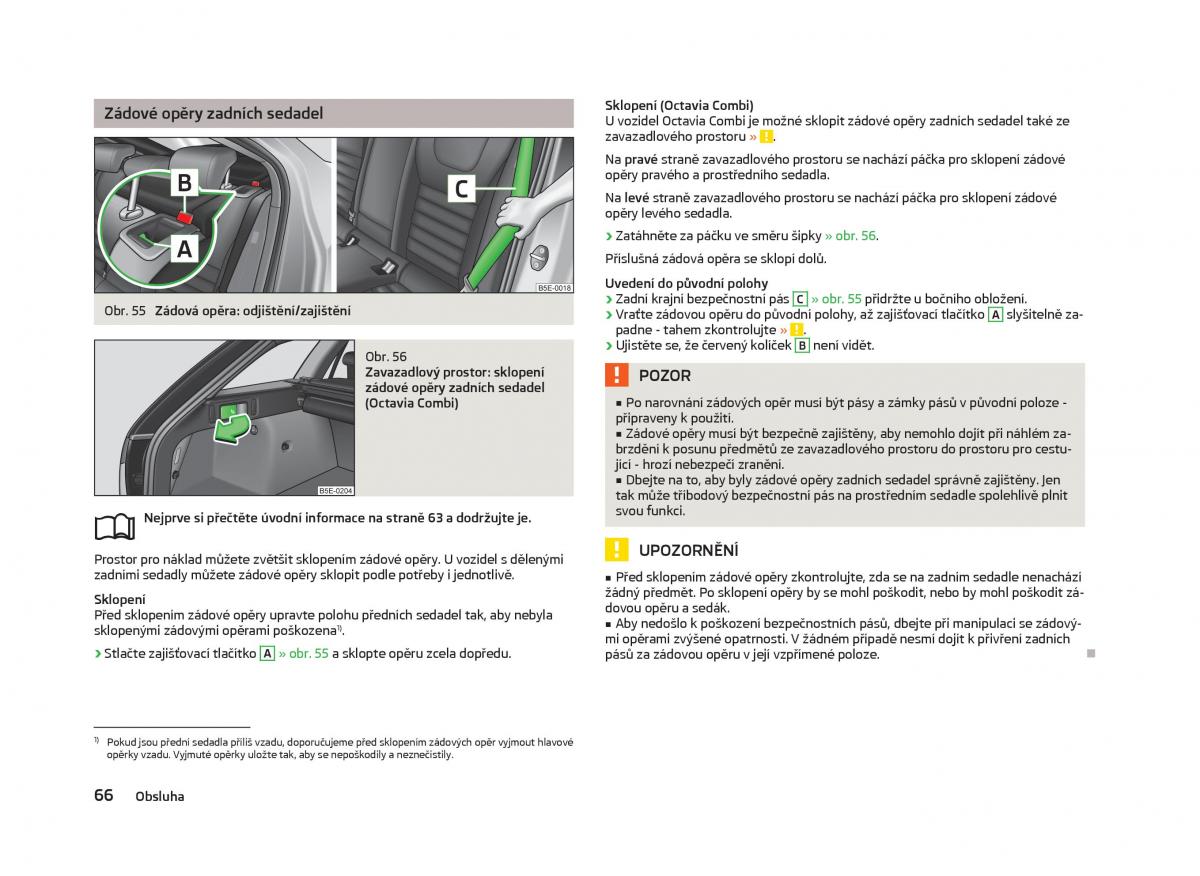 Skoda Octavia III 3 navod k obsludze / page 68