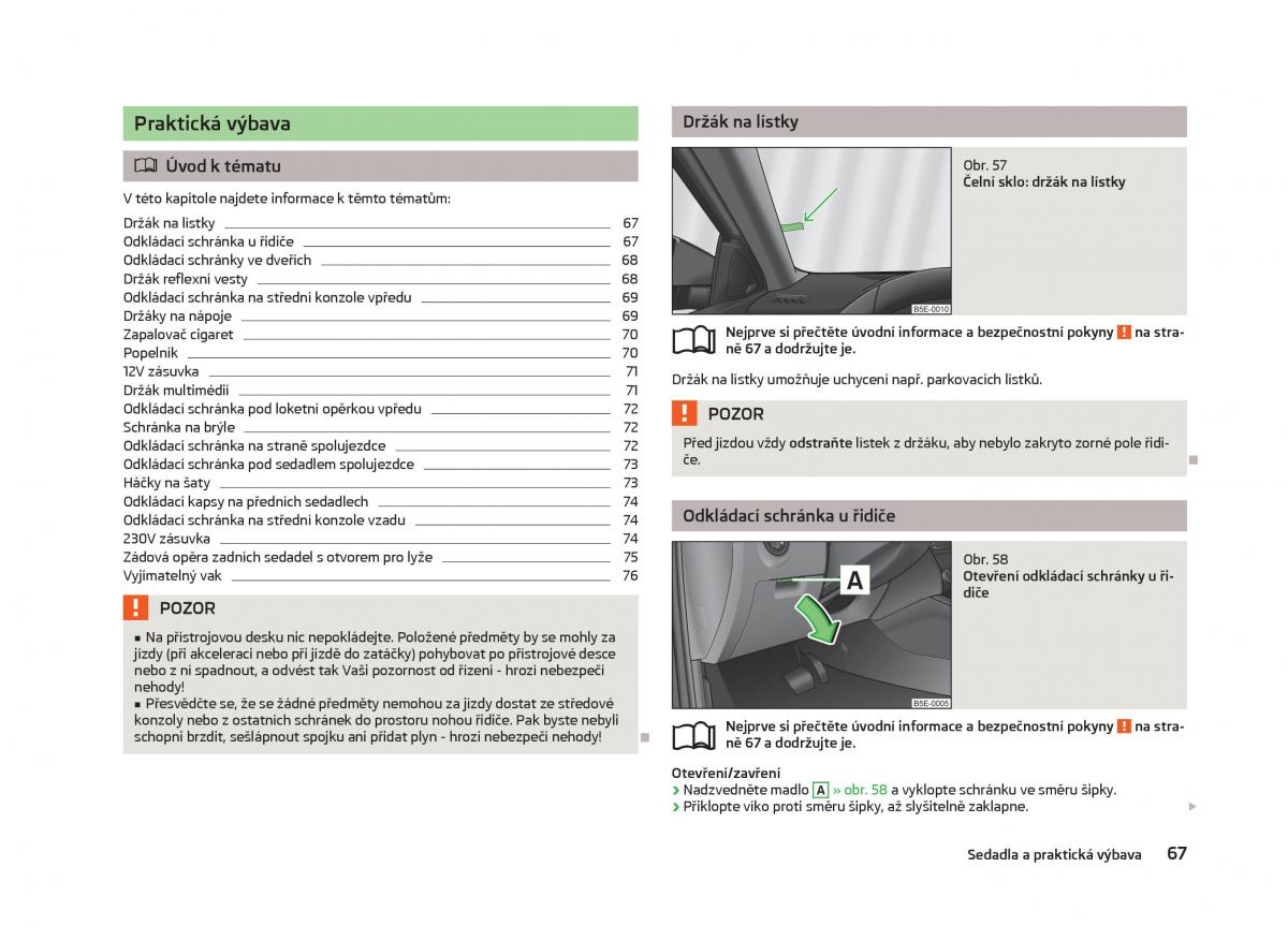 Skoda Octavia III 3 navod k obsludze / page 69