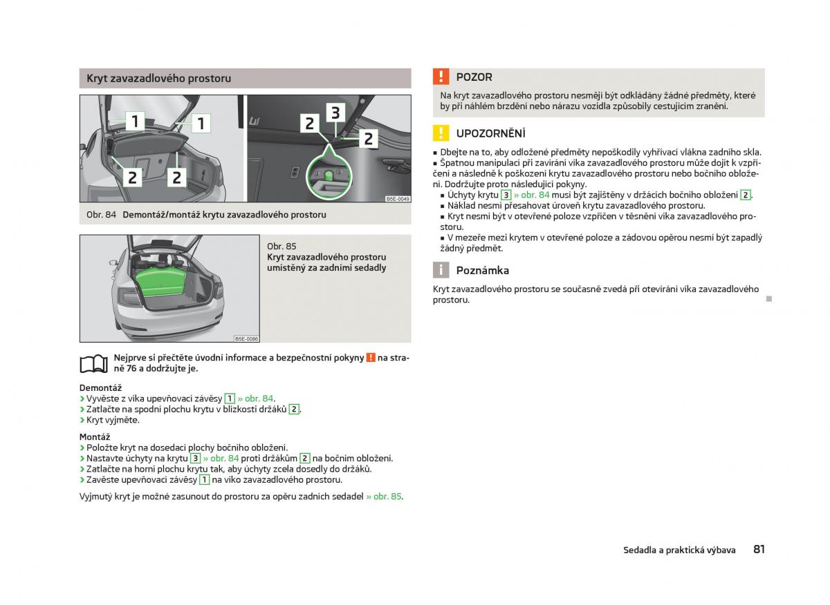 Skoda Octavia III 3 navod k obsludze / page 83