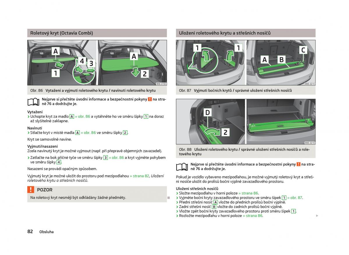 Skoda Octavia III 3 navod k obsludze / page 84