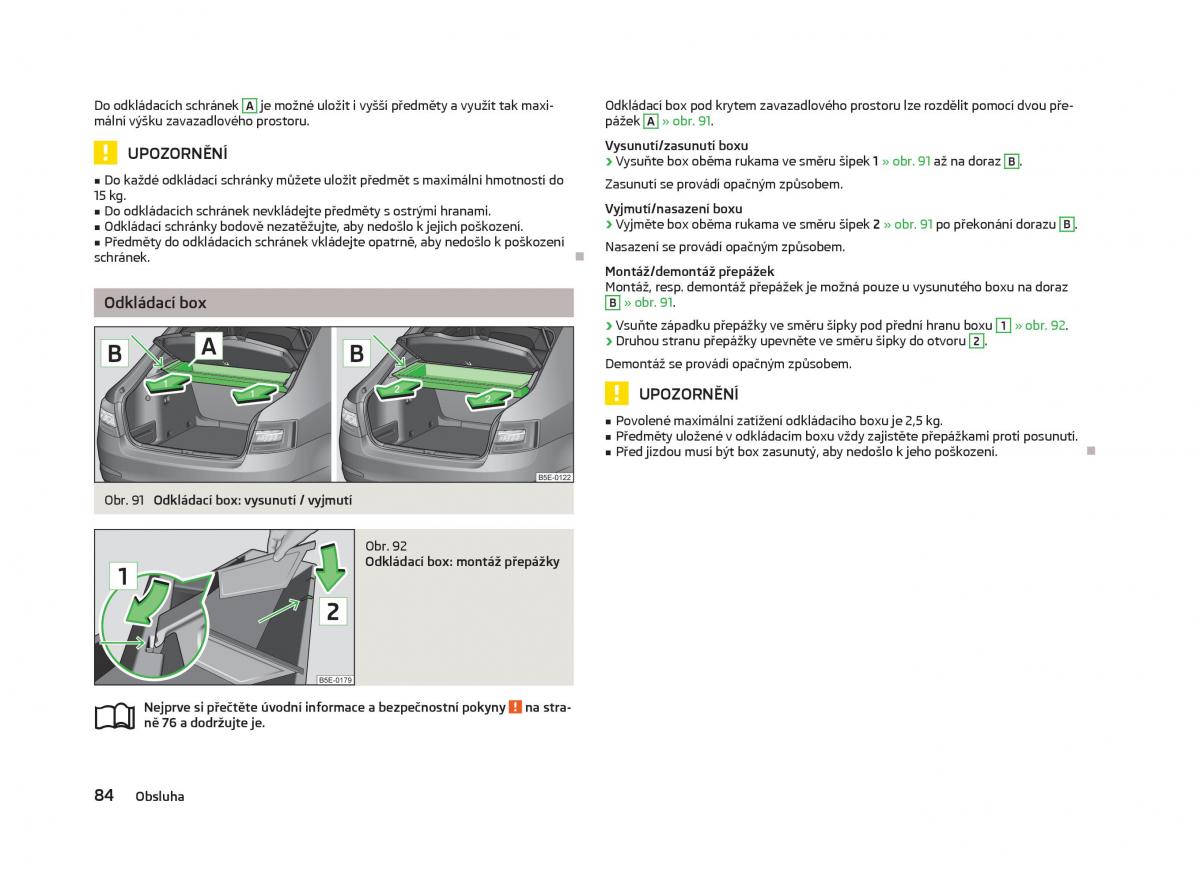 Skoda Octavia III 3 navod k obsludze / page 86