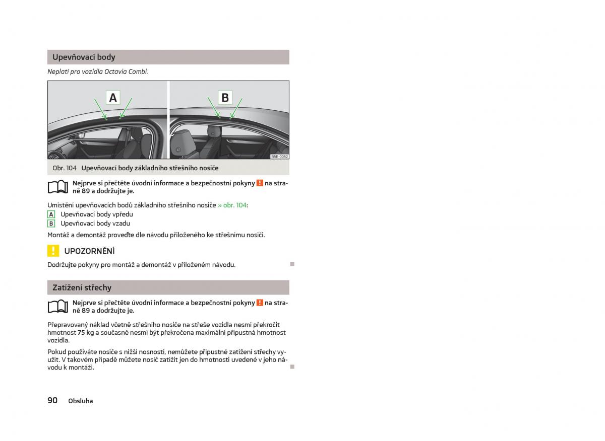 Skoda Octavia III 3 navod k obsludze / page 92