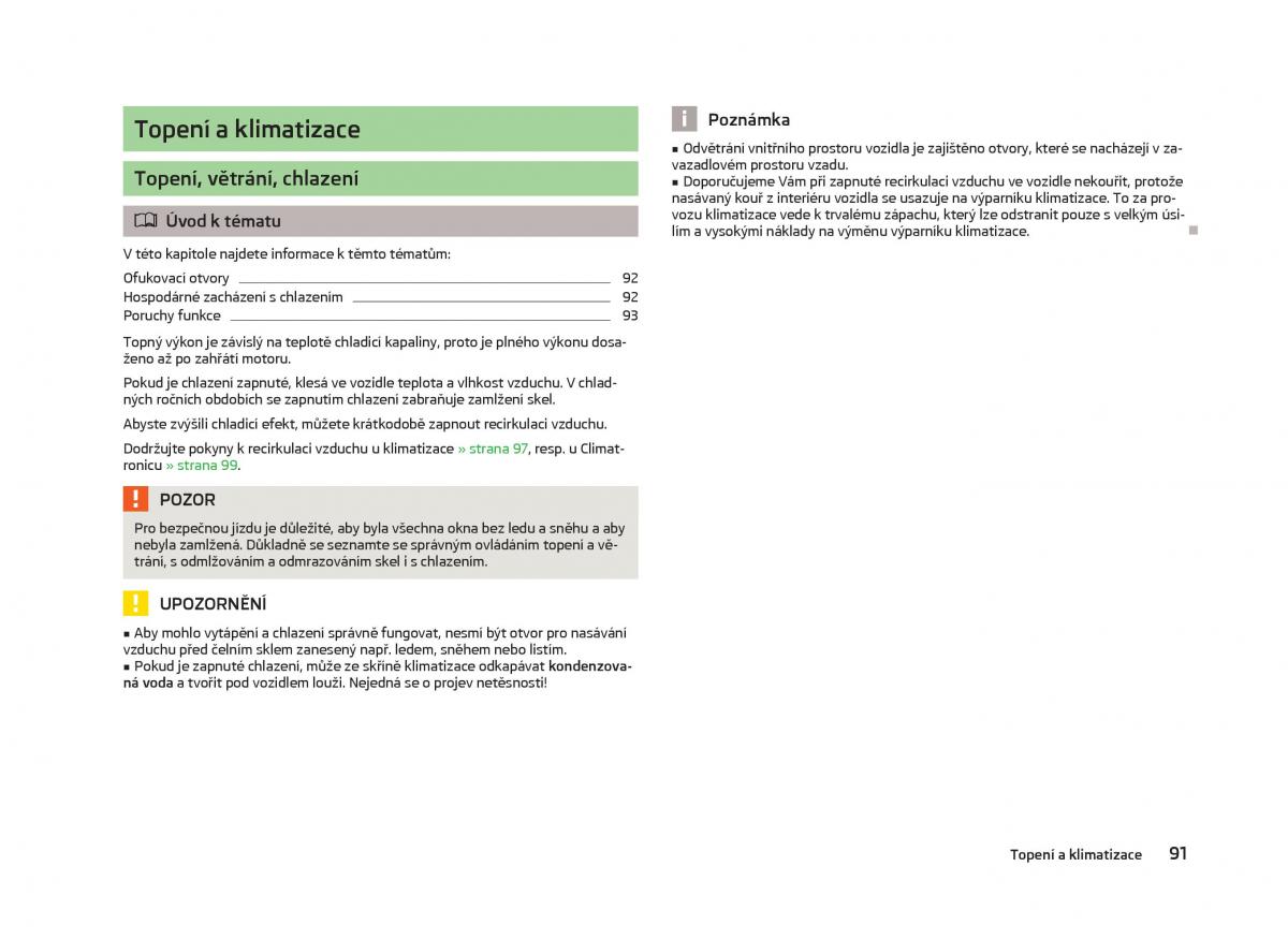 Skoda Octavia III 3 navod k obsludze / page 93