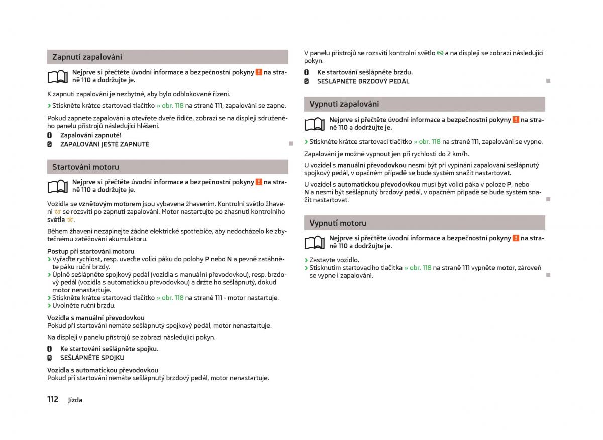 Skoda Octavia III 3 navod k obsludze / page 114