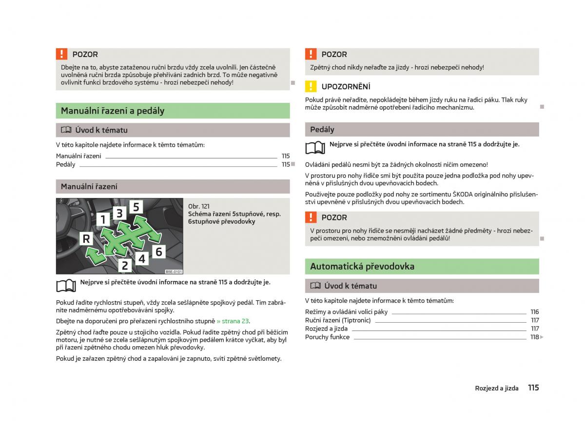 Skoda Octavia III 3 navod k obsludze / page 117