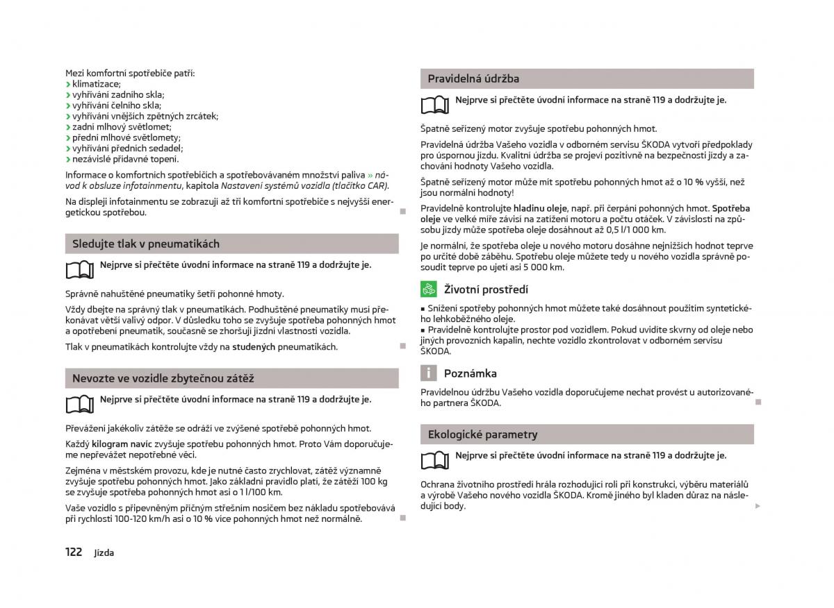 Skoda Octavia III 3 navod k obsludze / page 124