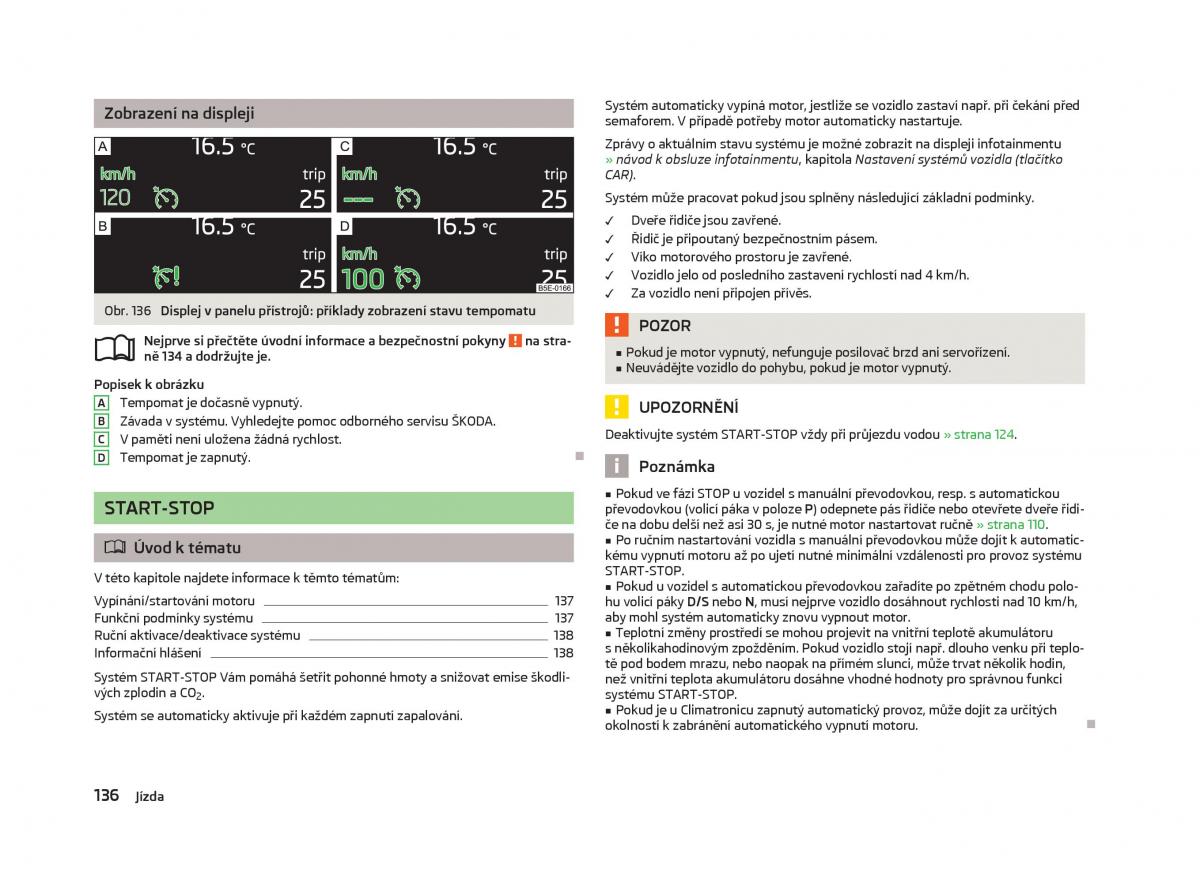 Skoda Octavia III 3 navod k obsludze / page 138