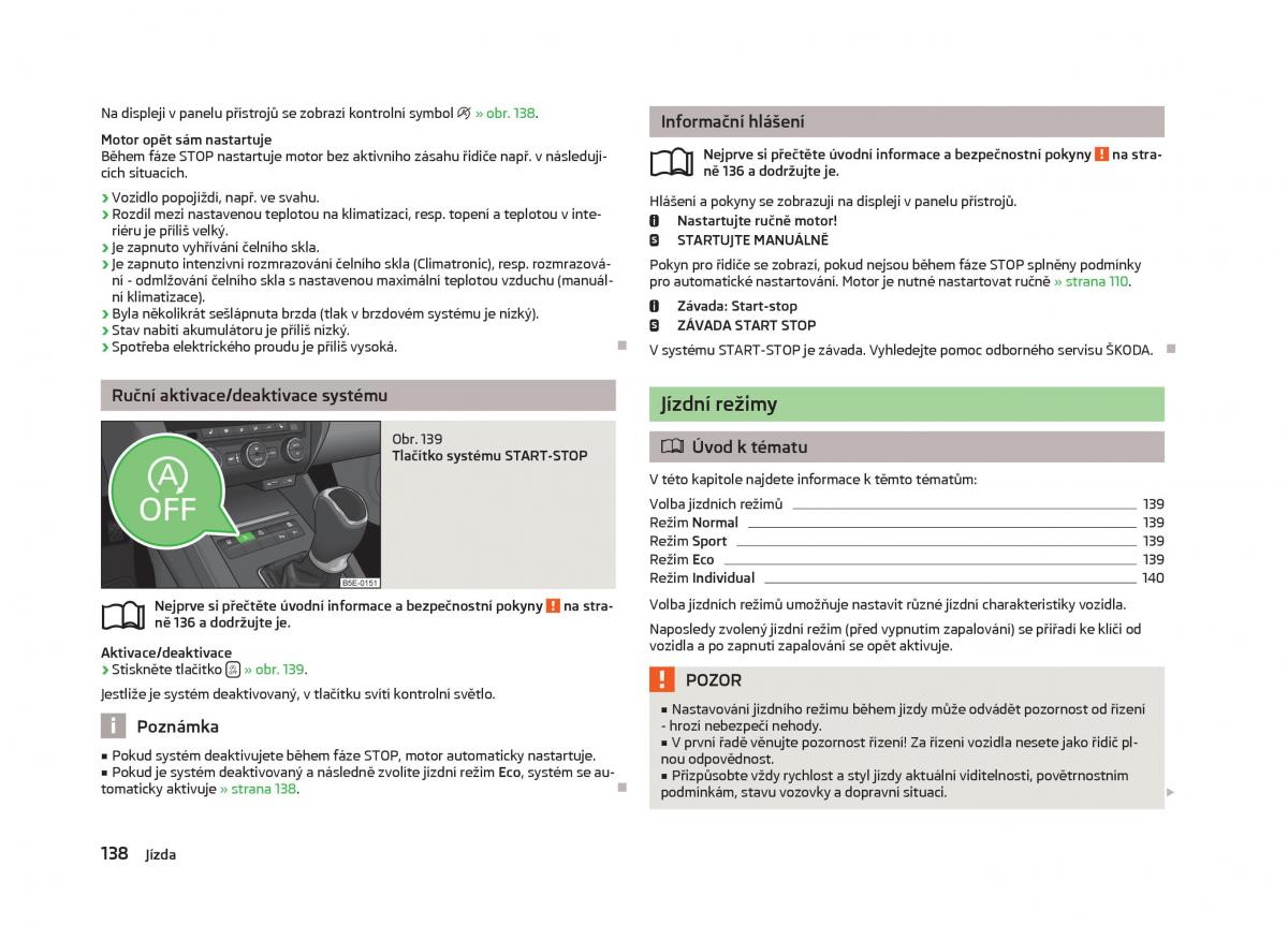 Skoda Octavia III 3 navod k obsludze / page 140