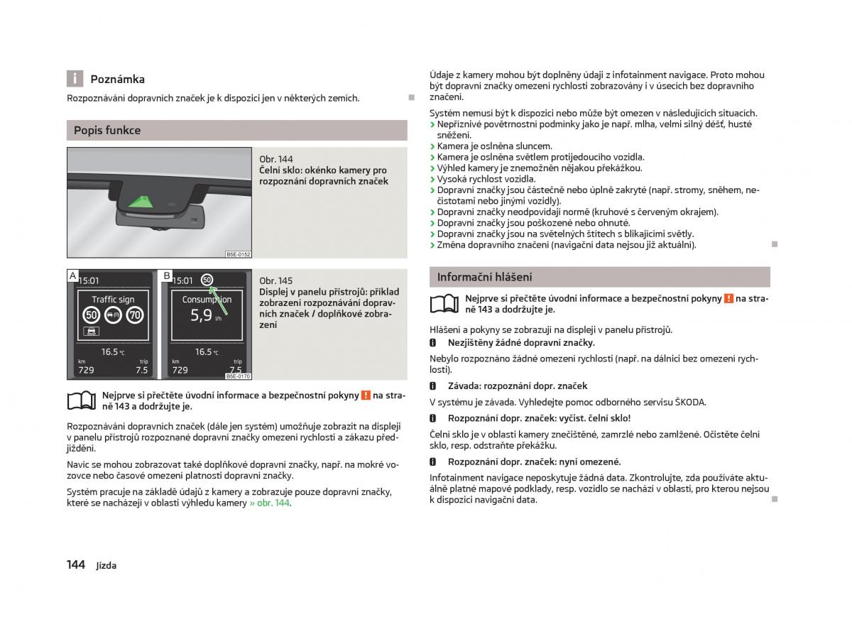 Skoda Octavia III 3 navod k obsludze / page 146