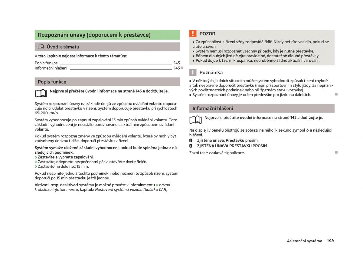 Skoda Octavia III 3 navod k obsludze / page 147