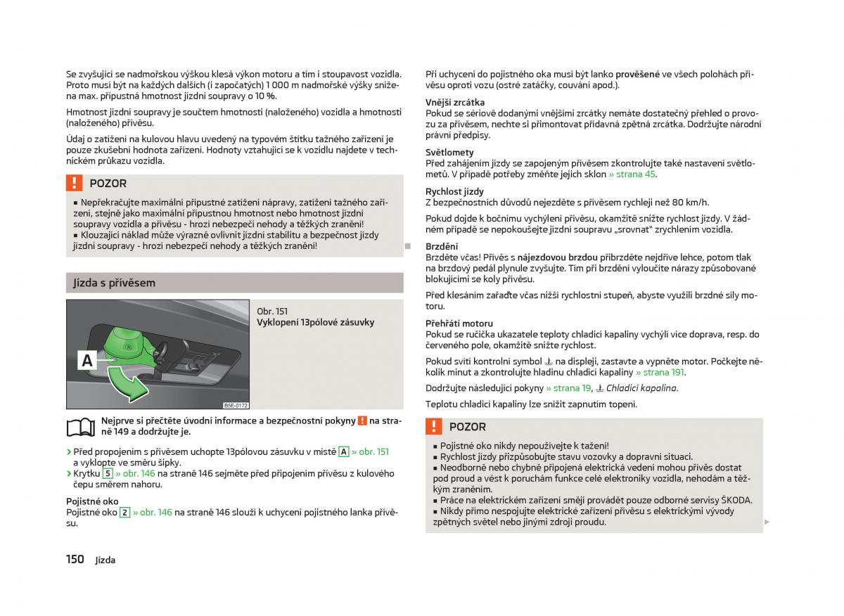 Skoda Octavia III 3 navod k obsludze / page 152