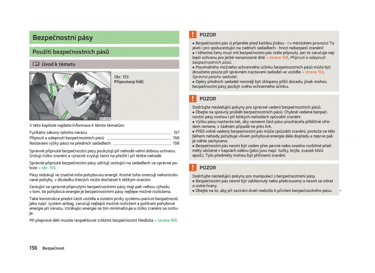 Skoda Octavia III 3 navod k obsludze / page 158