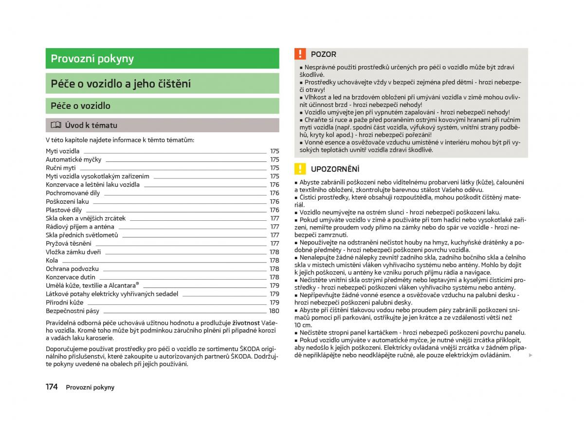 Skoda Octavia III 3 navod k obsludze / page 176