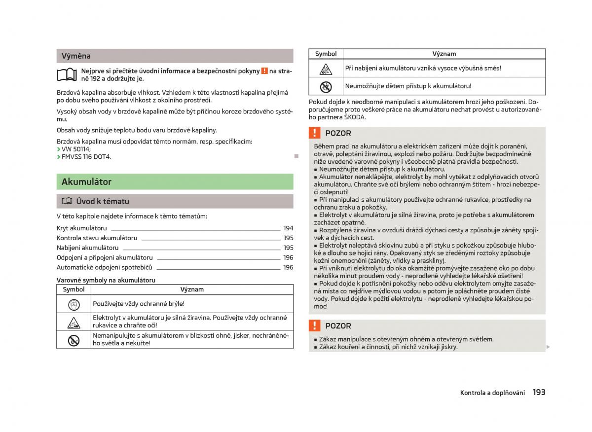 Skoda Octavia III 3 navod k obsludze / page 195