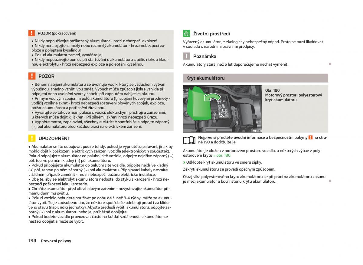 Skoda Octavia III 3 navod k obsludze / page 196