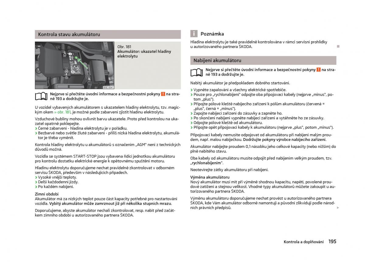 Skoda Octavia III 3 navod k obsludze / page 197