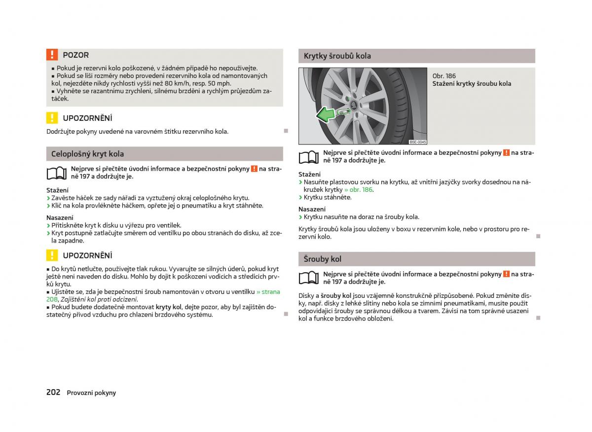 Skoda Octavia III 3 navod k obsludze / page 204