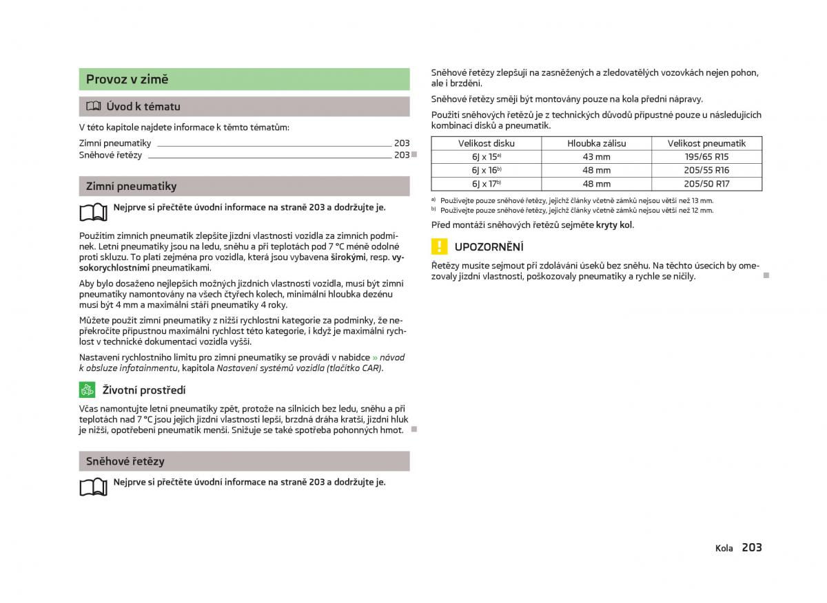 Skoda Octavia III 3 navod k obsludze / page 205