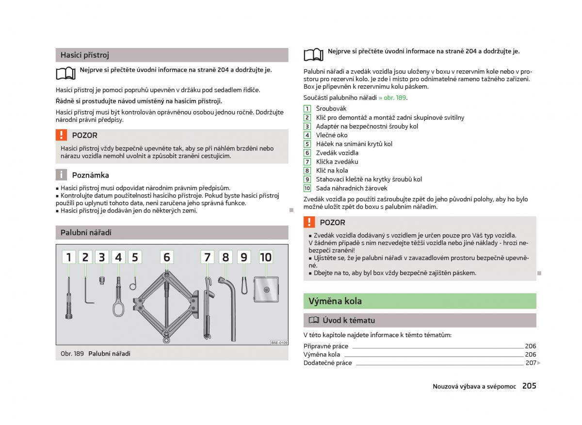 Skoda Octavia III 3 navod k obsludze / page 207