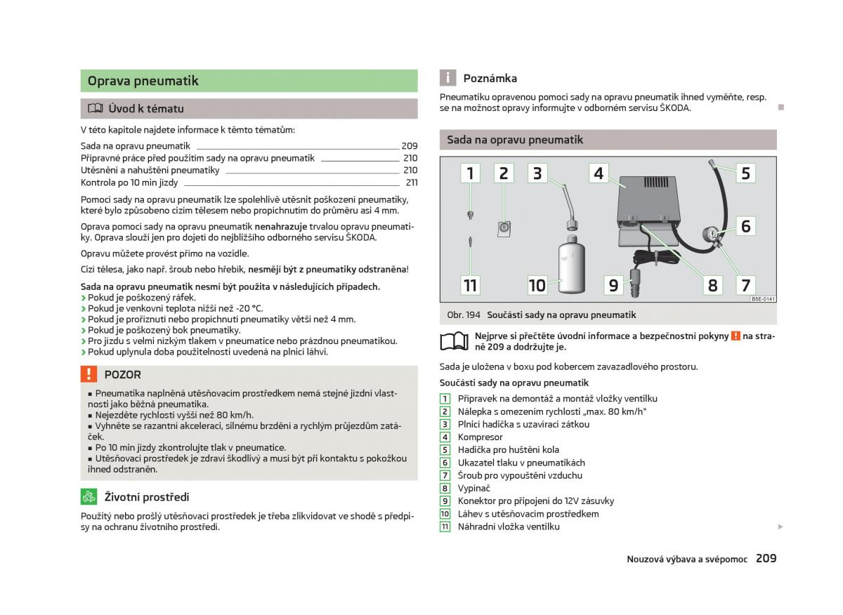 Skoda Octavia III 3 navod k obsludze / page 211