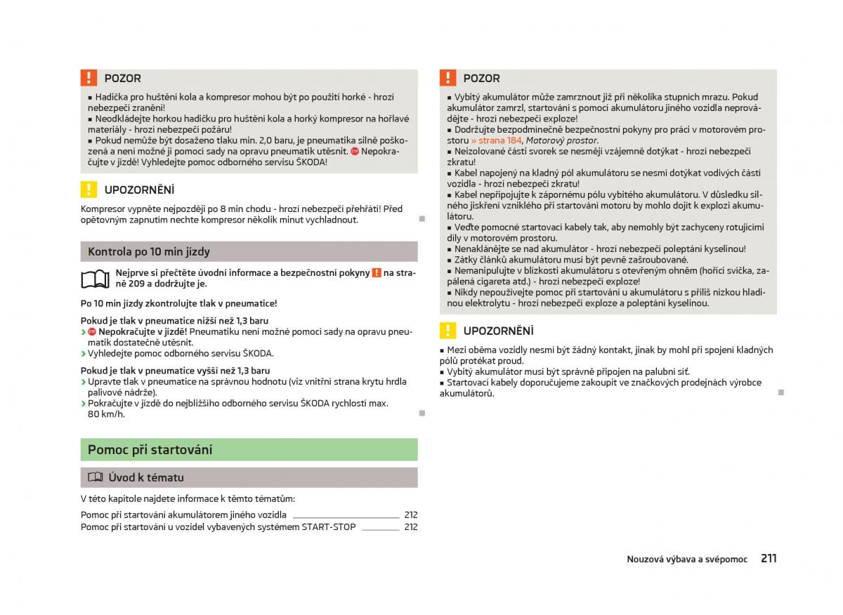 Skoda Octavia III 3 navod k obsludze / page 213