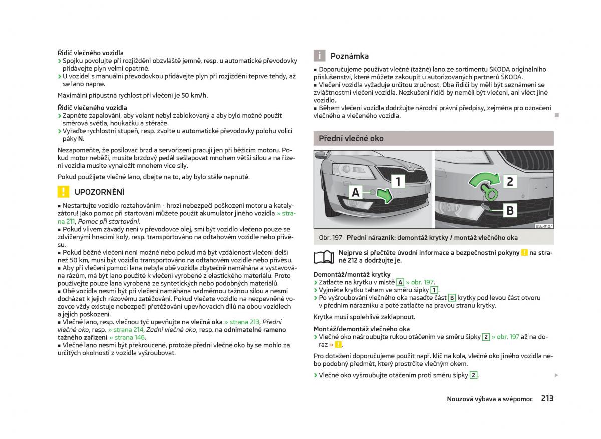 Skoda Octavia III 3 navod k obsludze / page 215