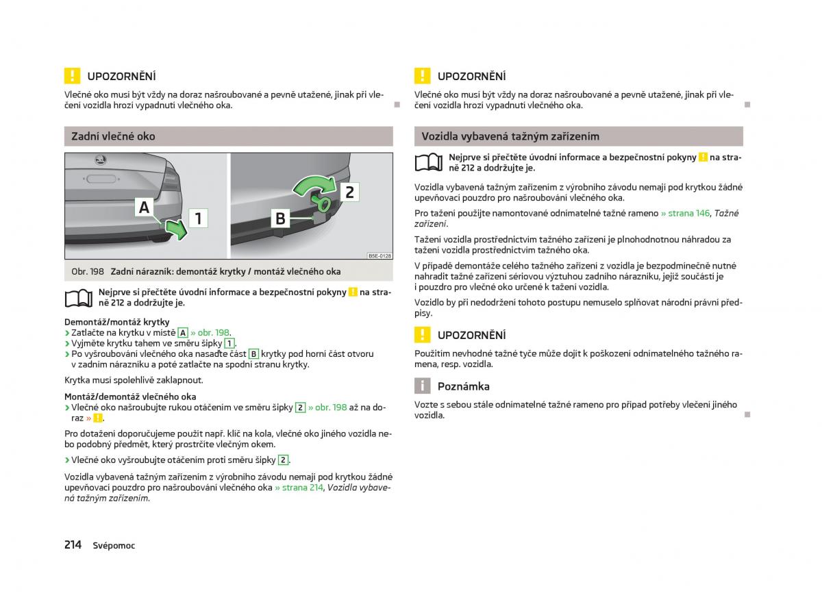 Skoda Octavia III 3 navod k obsludze / page 216