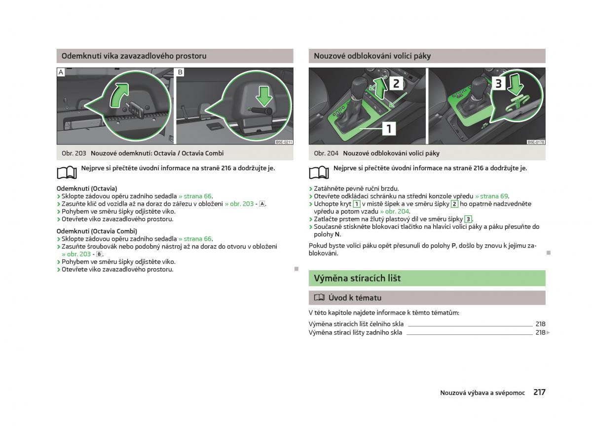 Skoda Octavia III 3 navod k obsludze / page 219