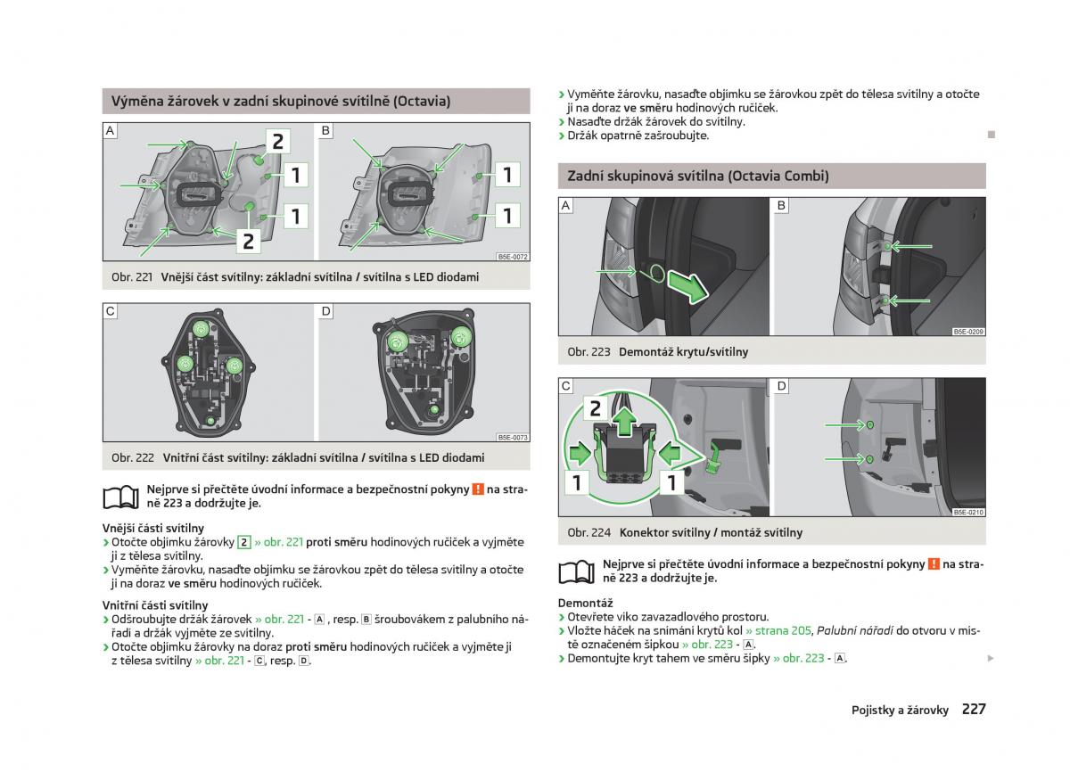 Skoda Octavia III 3 navod k obsludze / page 229