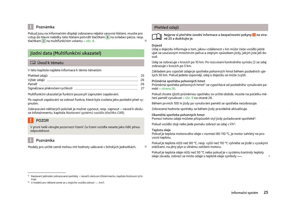 Skoda Octavia III 3 navod k obsludze / page 27