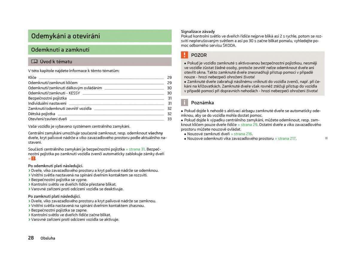 Skoda Octavia III 3 navod k obsludze / page 30