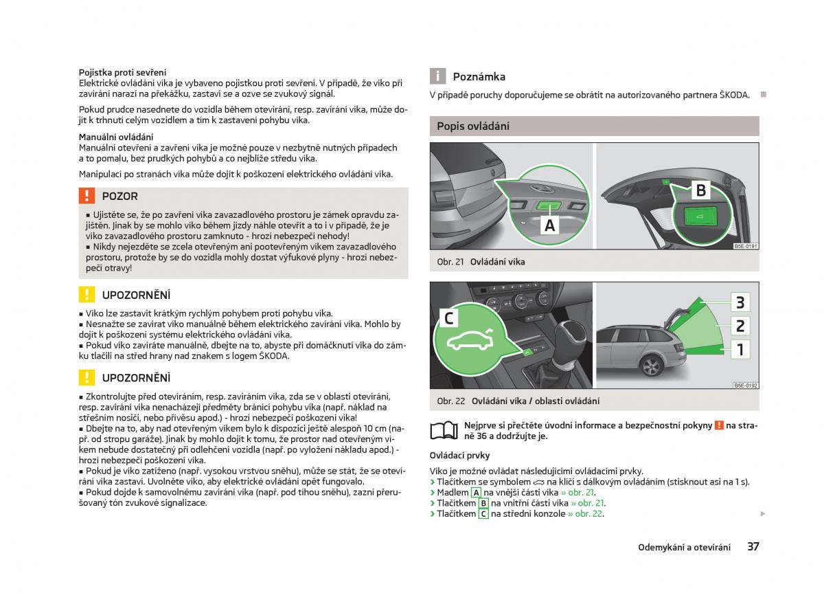 Skoda Octavia III 3 navod k obsludze / page 39