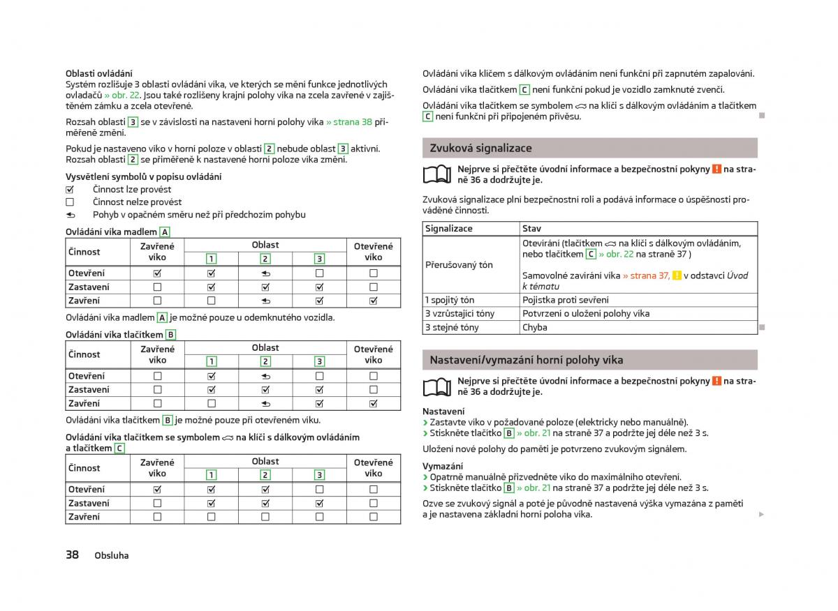 Skoda Octavia III 3 navod k obsludze / page 40