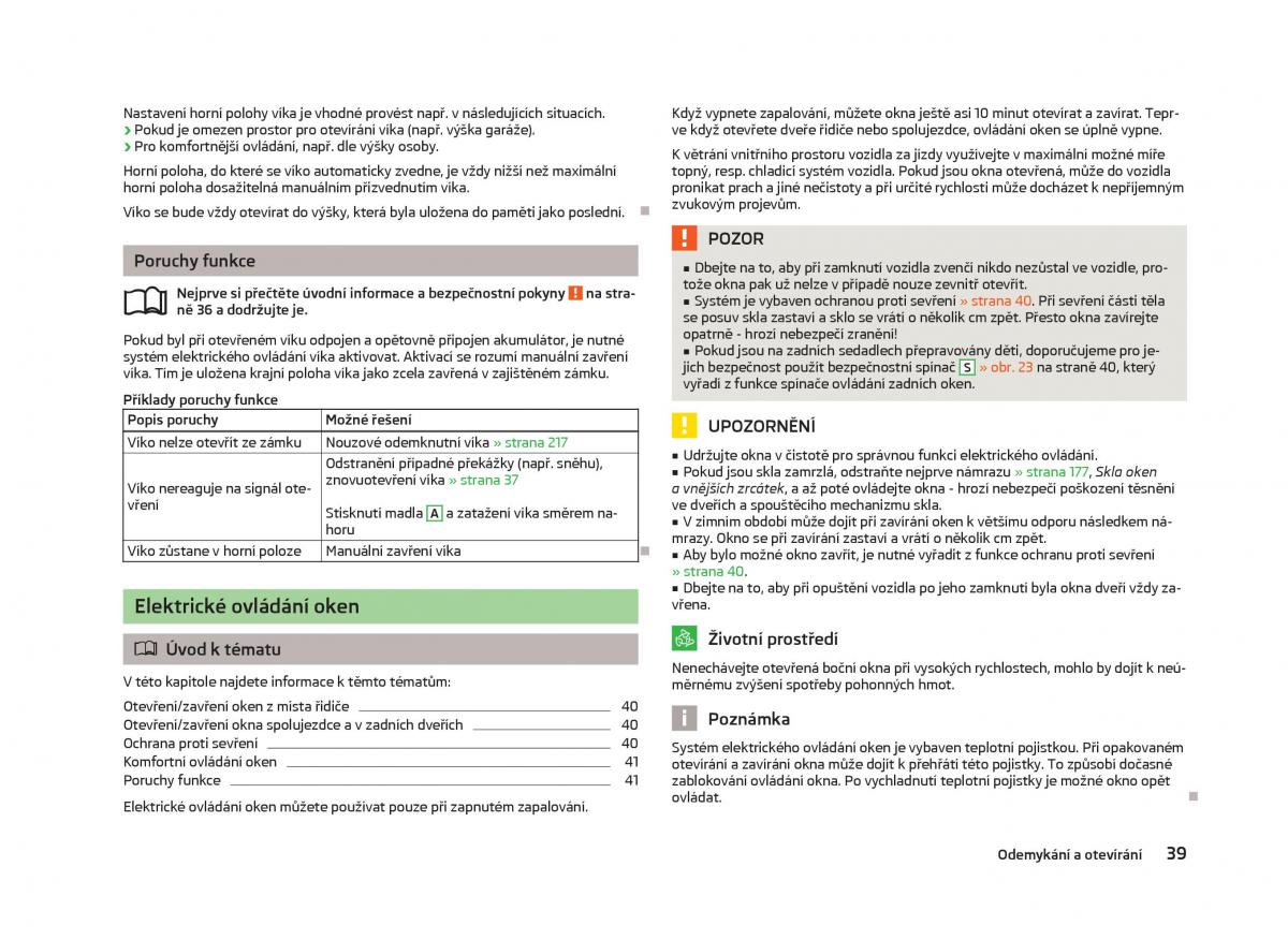 Skoda Octavia III 3 navod k obsludze / page 41