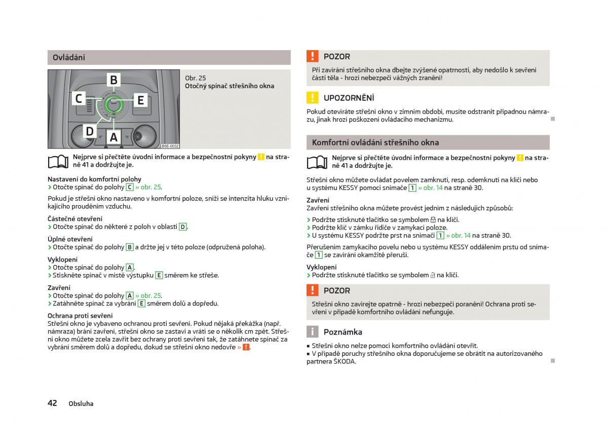 Skoda Octavia III 3 navod k obsludze / page 44