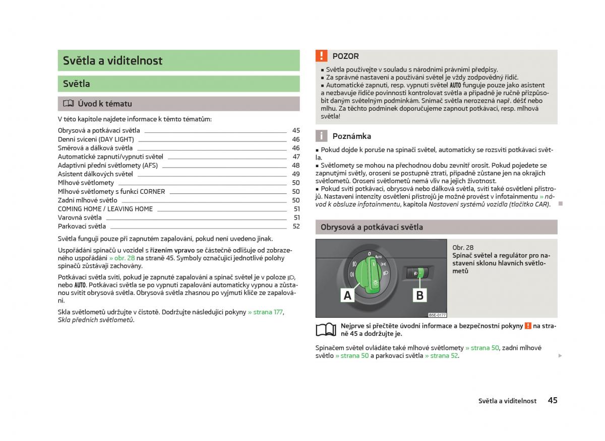 Skoda Octavia III 3 navod k obsludze / page 47