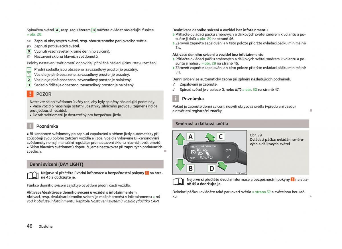 Skoda Octavia III 3 navod k obsludze / page 48