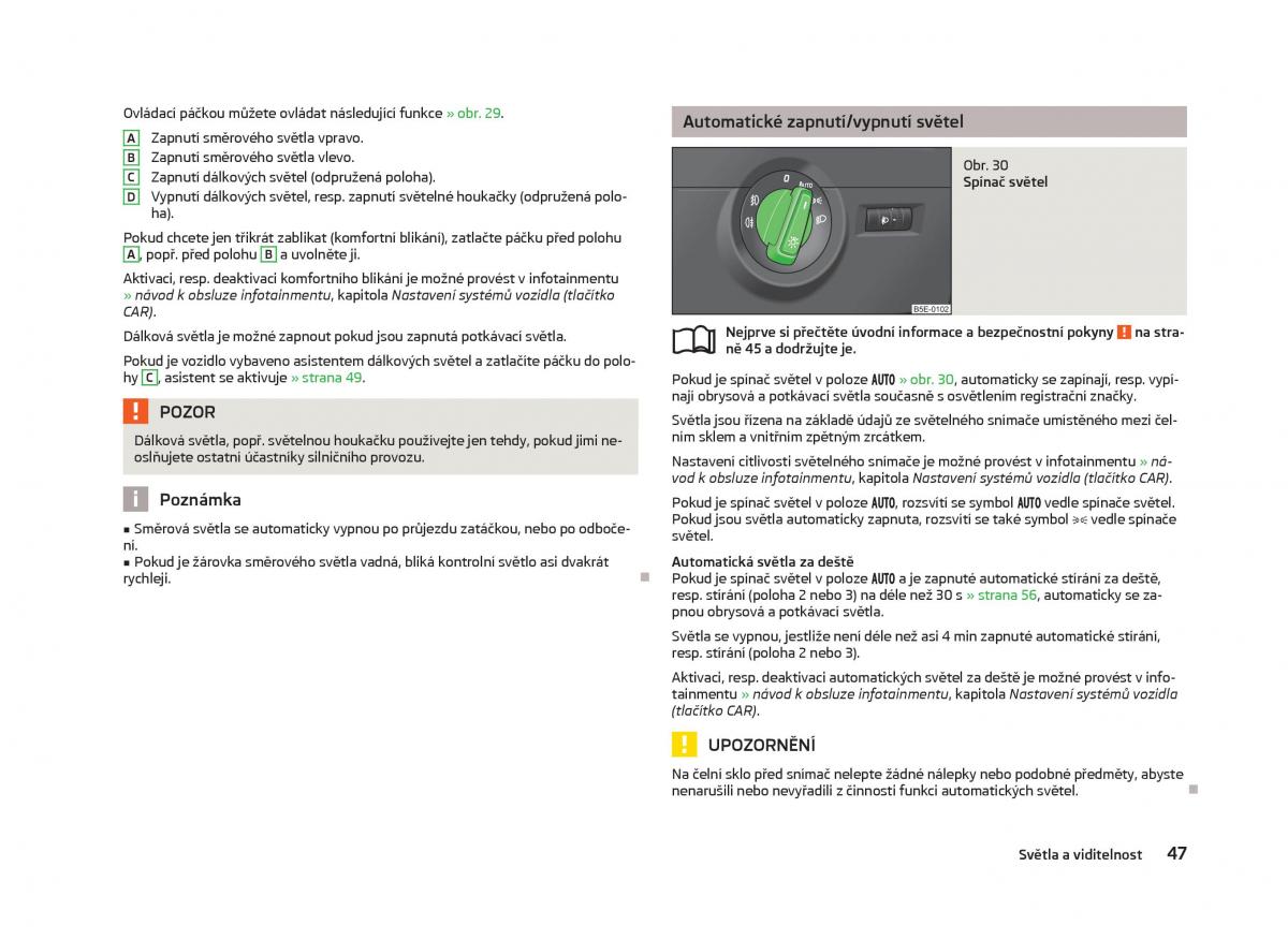 Skoda Octavia III 3 navod k obsludze / page 49