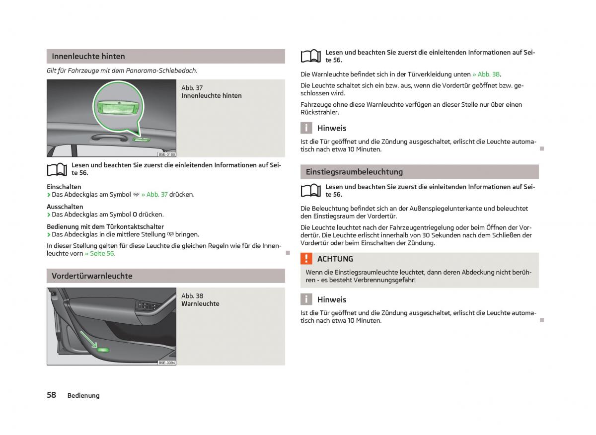 Skoda Octavia III 3 Handbuch / page 60