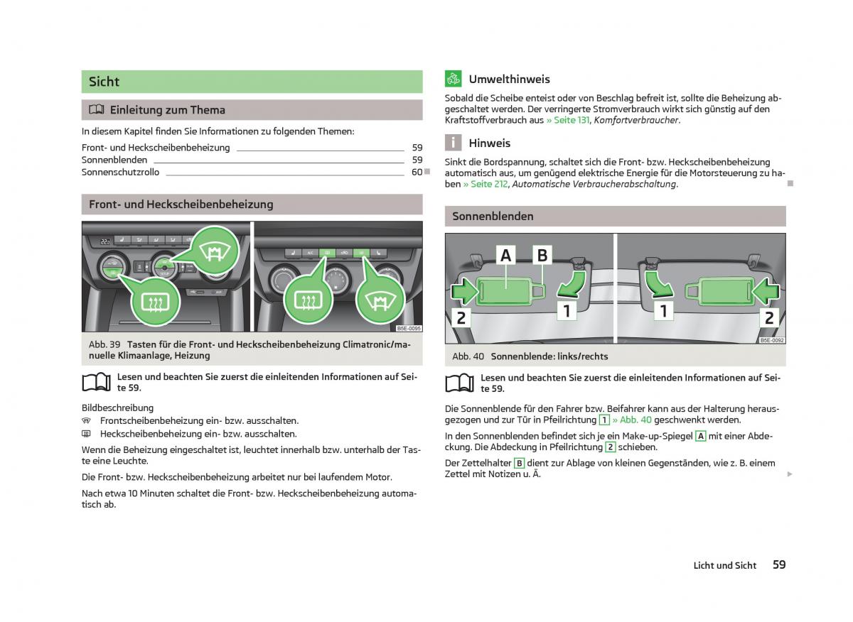 Skoda Octavia III 3 Handbuch / page 61