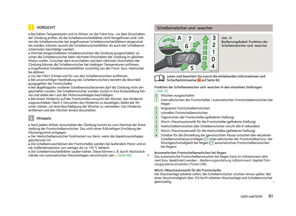 Skoda Octavia III 3 Handbuch / page 63